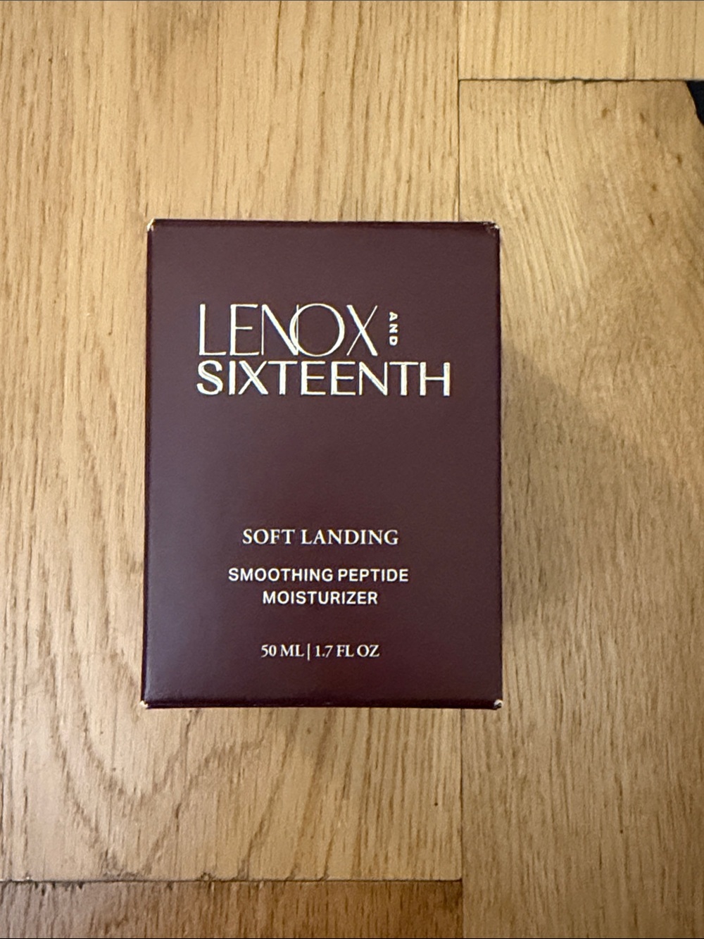 NEW Lenox and Sixteenth Soft Landing Smoothing Peptide Moisturizer - 50 ml